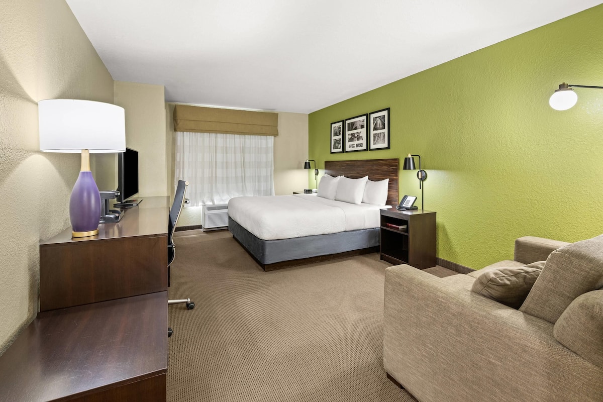Standard Room, 1 King Bed | Iron/ironing board, cribs/infant beds, free WiFi, bed sheets