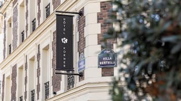 Voorkant van accommodatie