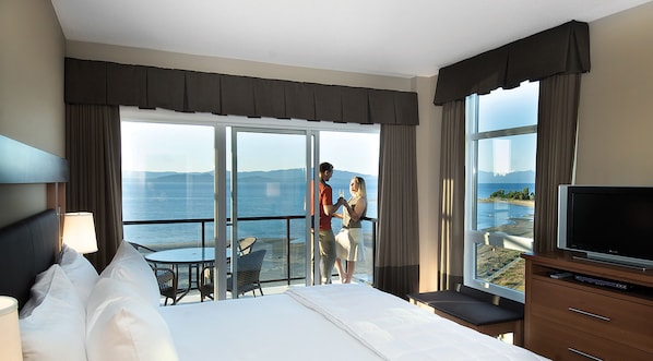 1 bedroom, premium bedding, desk, iron/ironing board