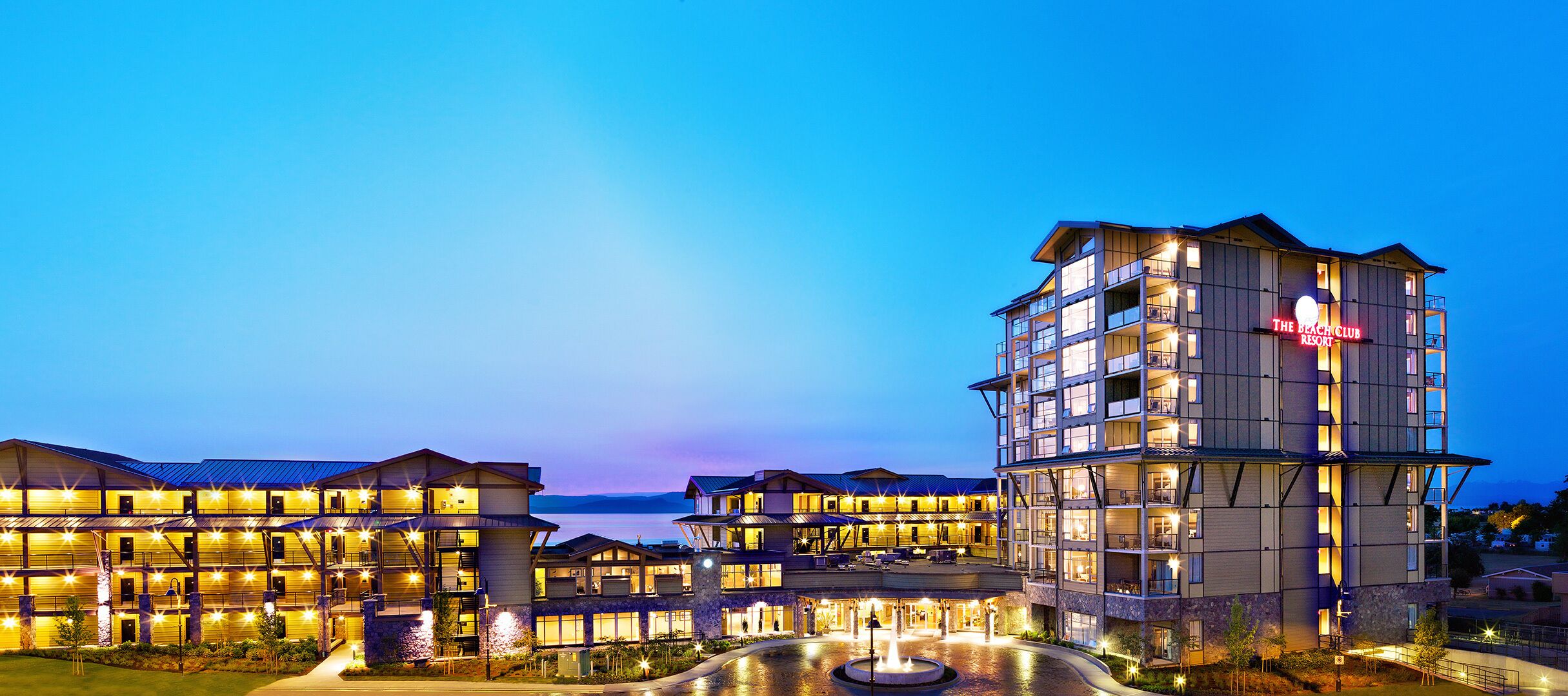 front of property – evening/night