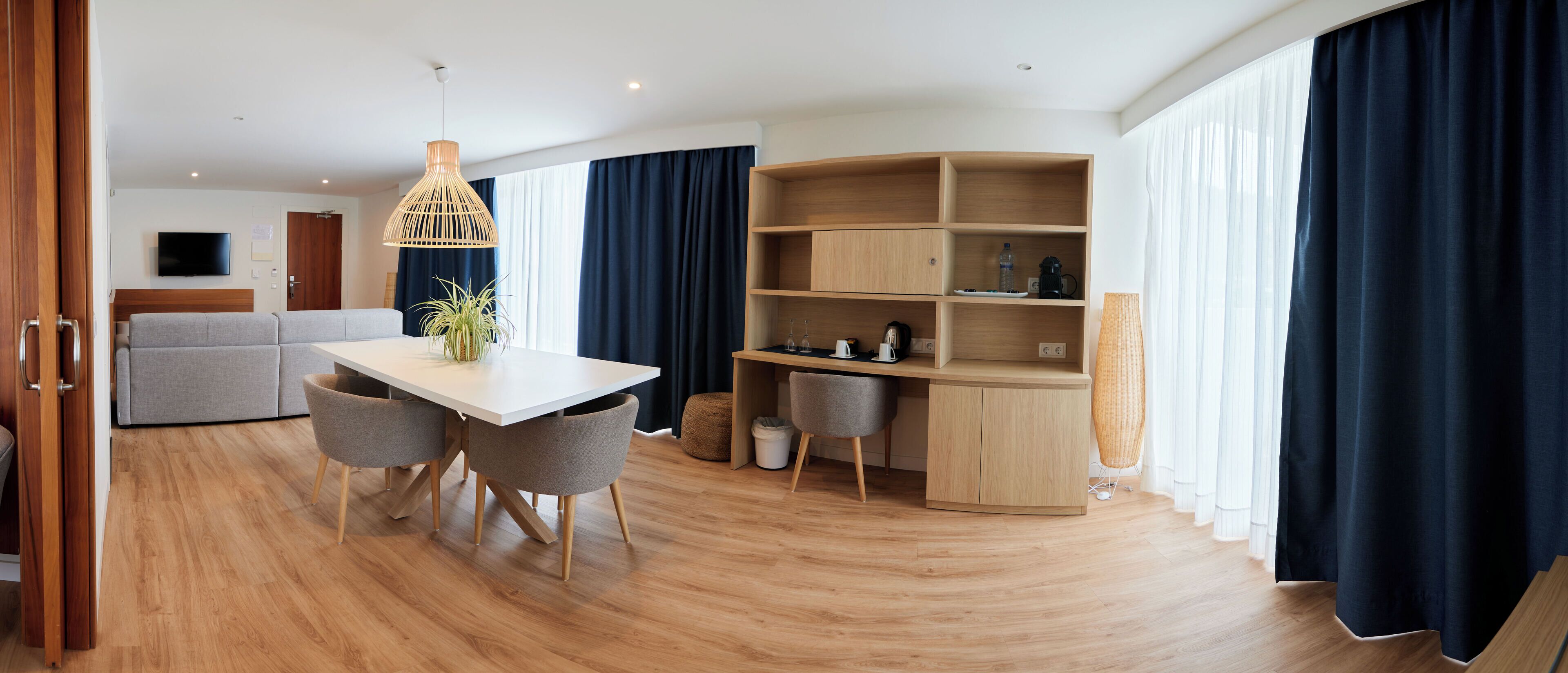 premium suite, terrace, partial ocean view | 1 bedroom, minibar, desk, blackout curtains