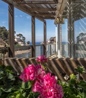 尊荣套房, 露台, 部分海洋景观 | 迷你吧、办公桌、遮光窗帘、熨斗/熨板