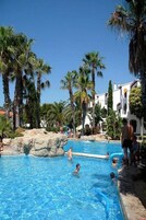 Outdoor pool, open 9:00 AM to 7:00 PM, pool umbrellas, sun loungers