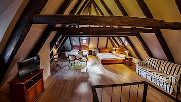Suite | 1 habitación, ropa de cama hipoalergénica y minibar