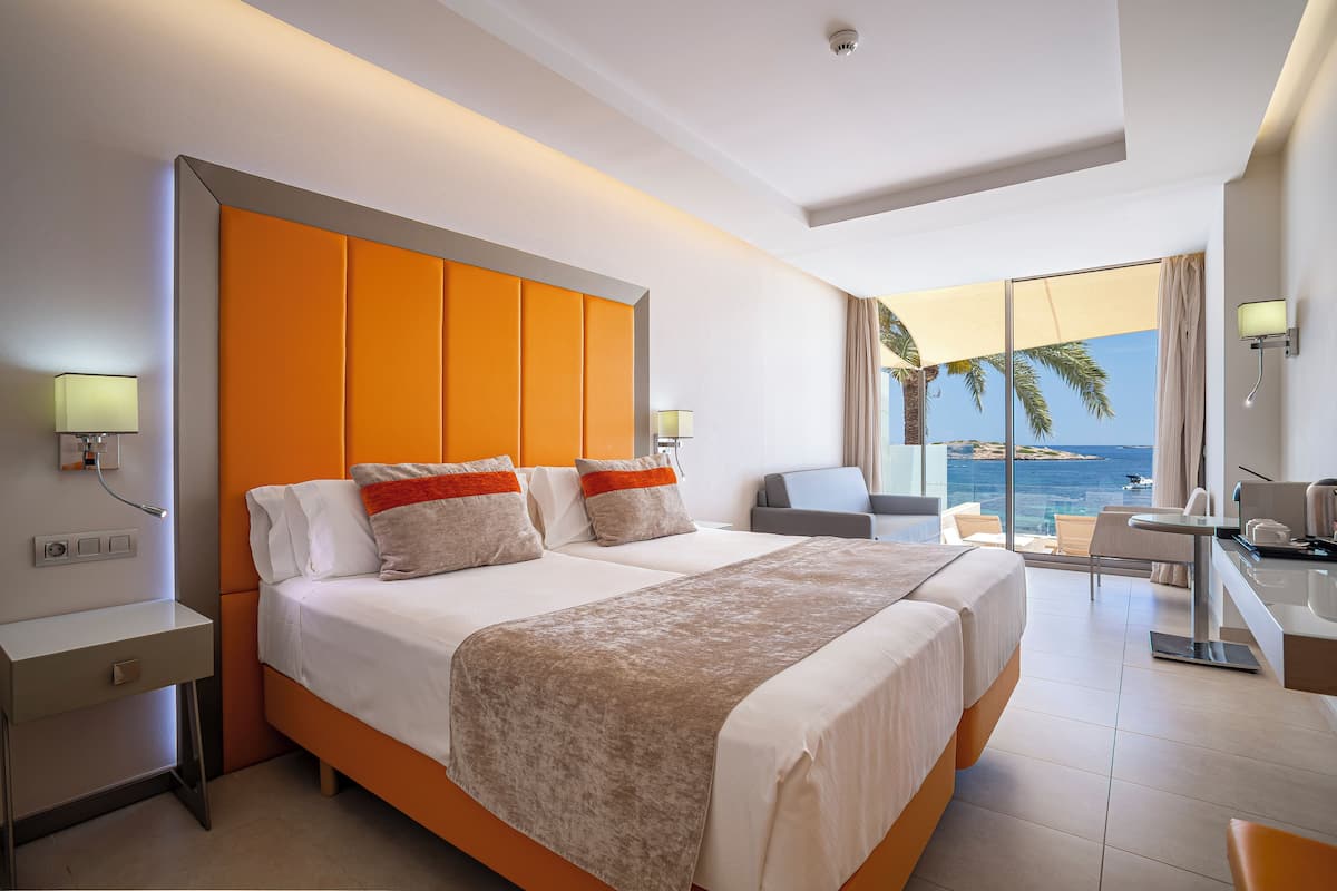 Chambre Double Premium, bain à remous, en front de mer