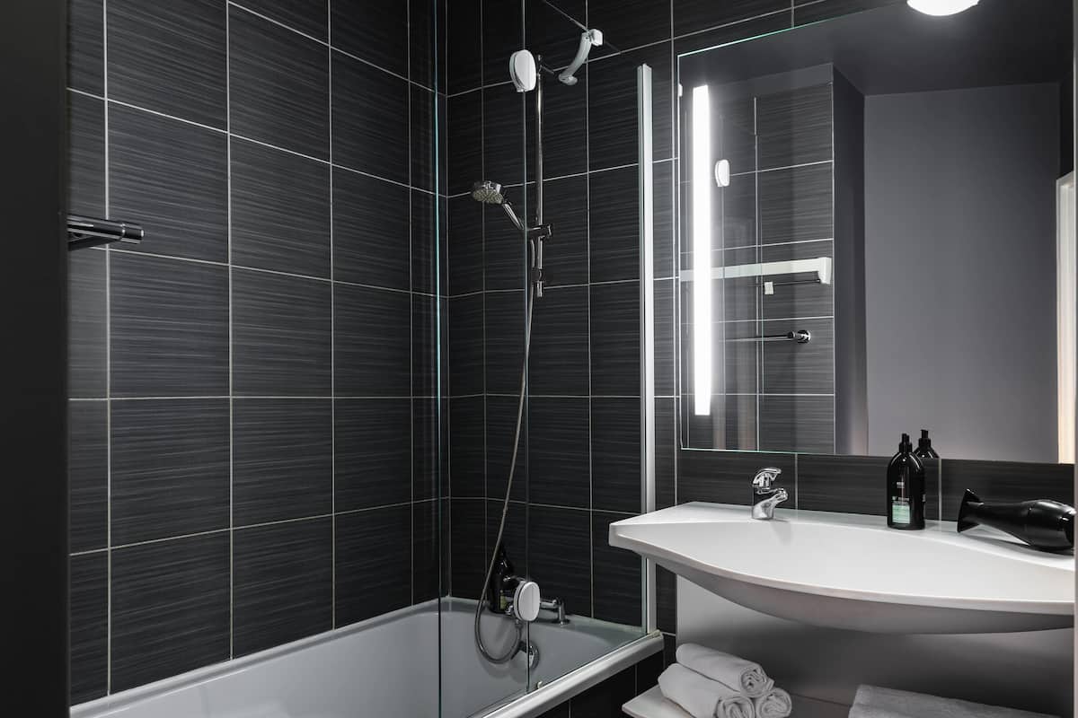 In-room safe, desk, blackout curtains, soundproofing