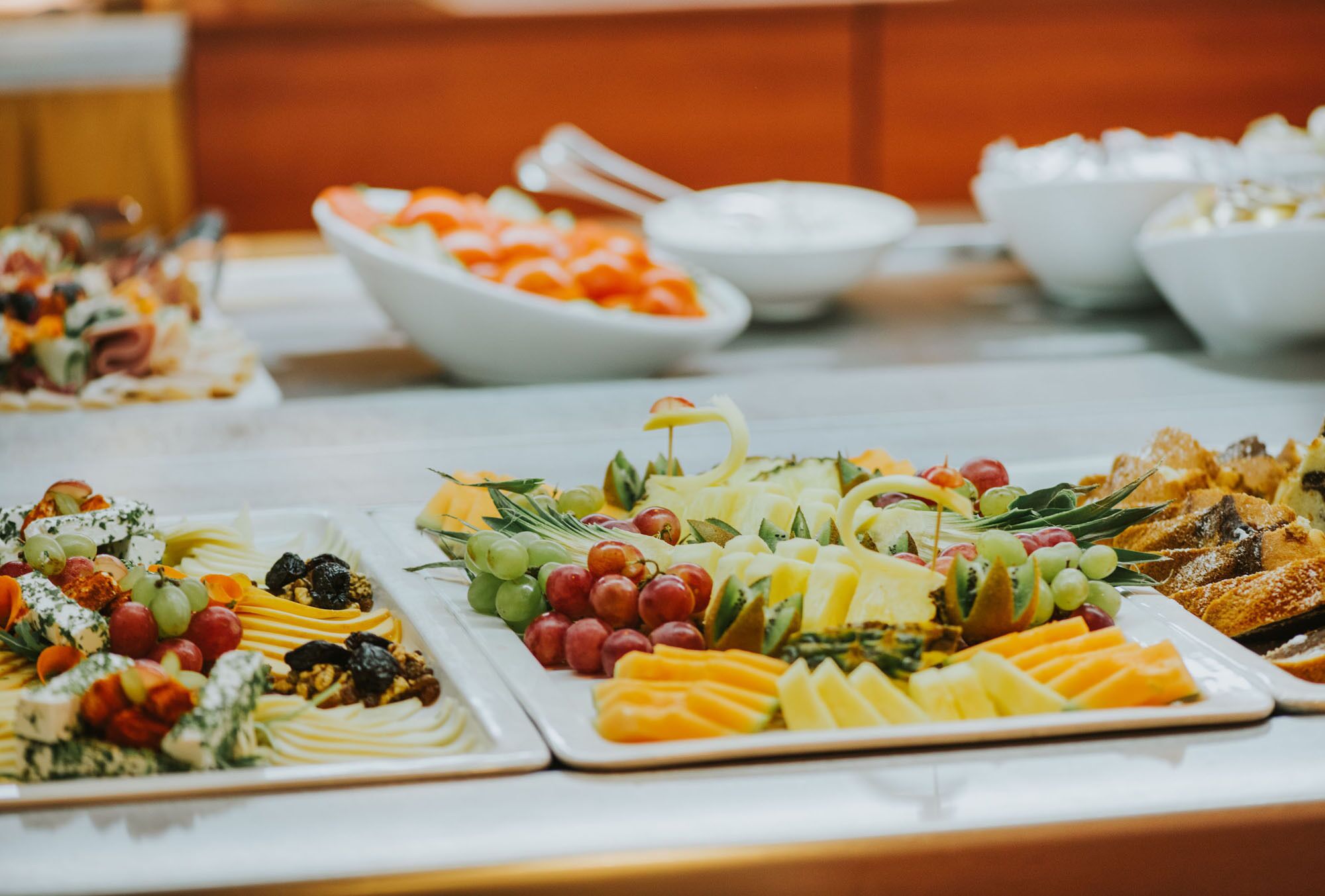 daily buffet breakfast (eur 15 per person)