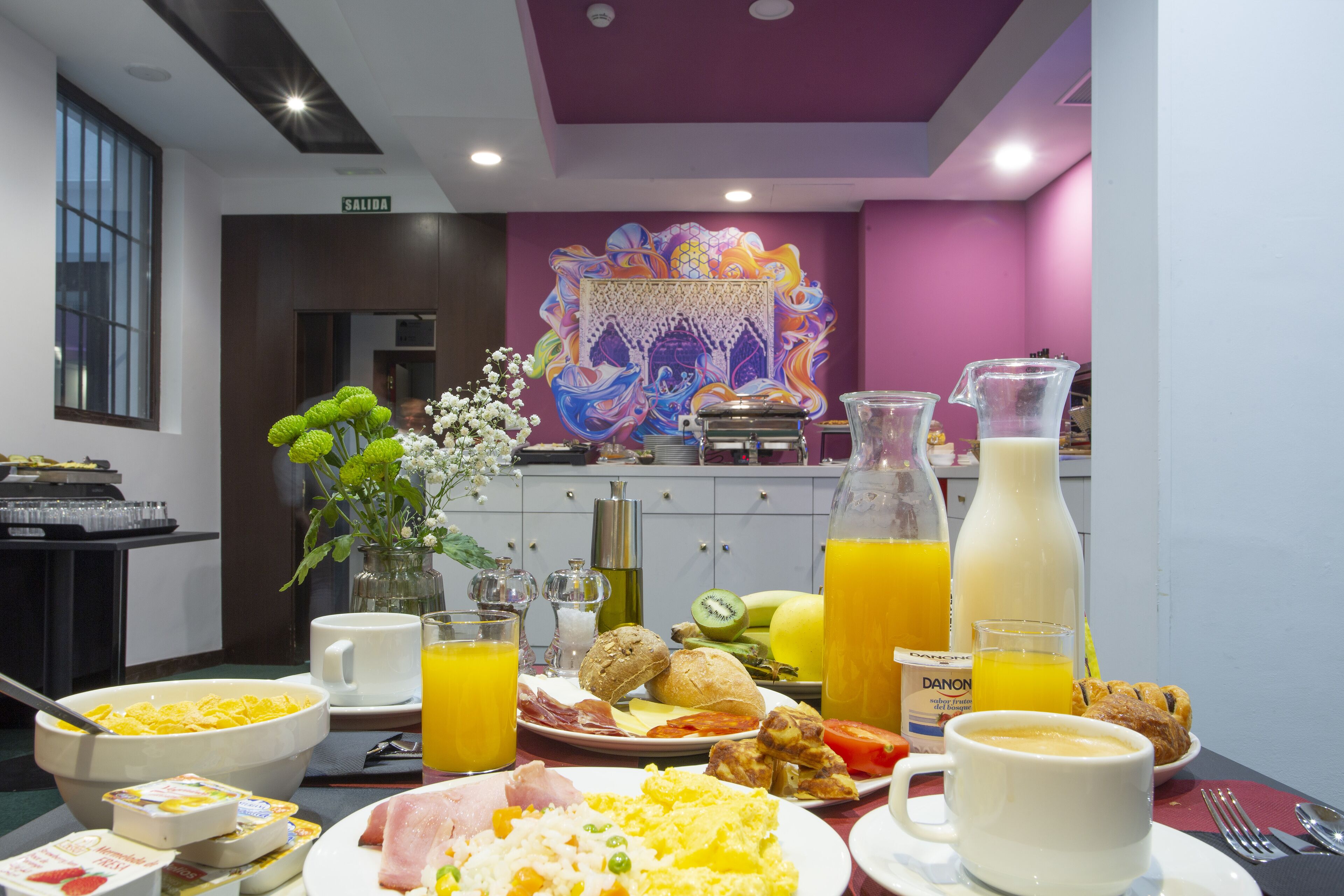 daily buffet breakfast (eur 12.5 per person)