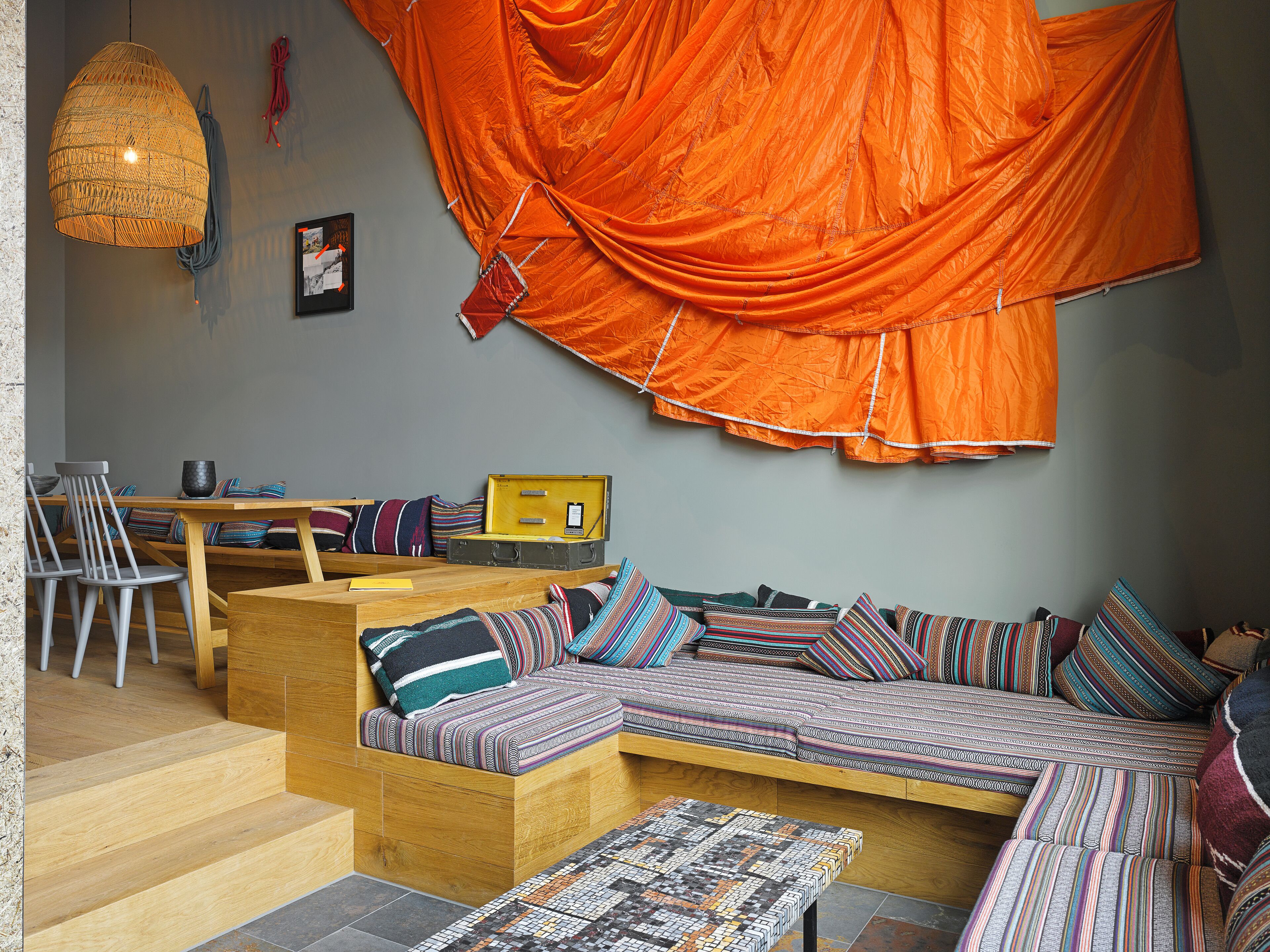 machu picchu suite | living area | flat-screen tv