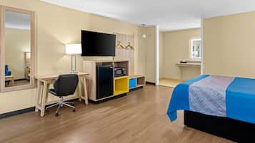 Studio-suite - 1 kingsize-seng - ikke-ryger | 1 soveværelse, skrivebord, strygejern/strygebræt