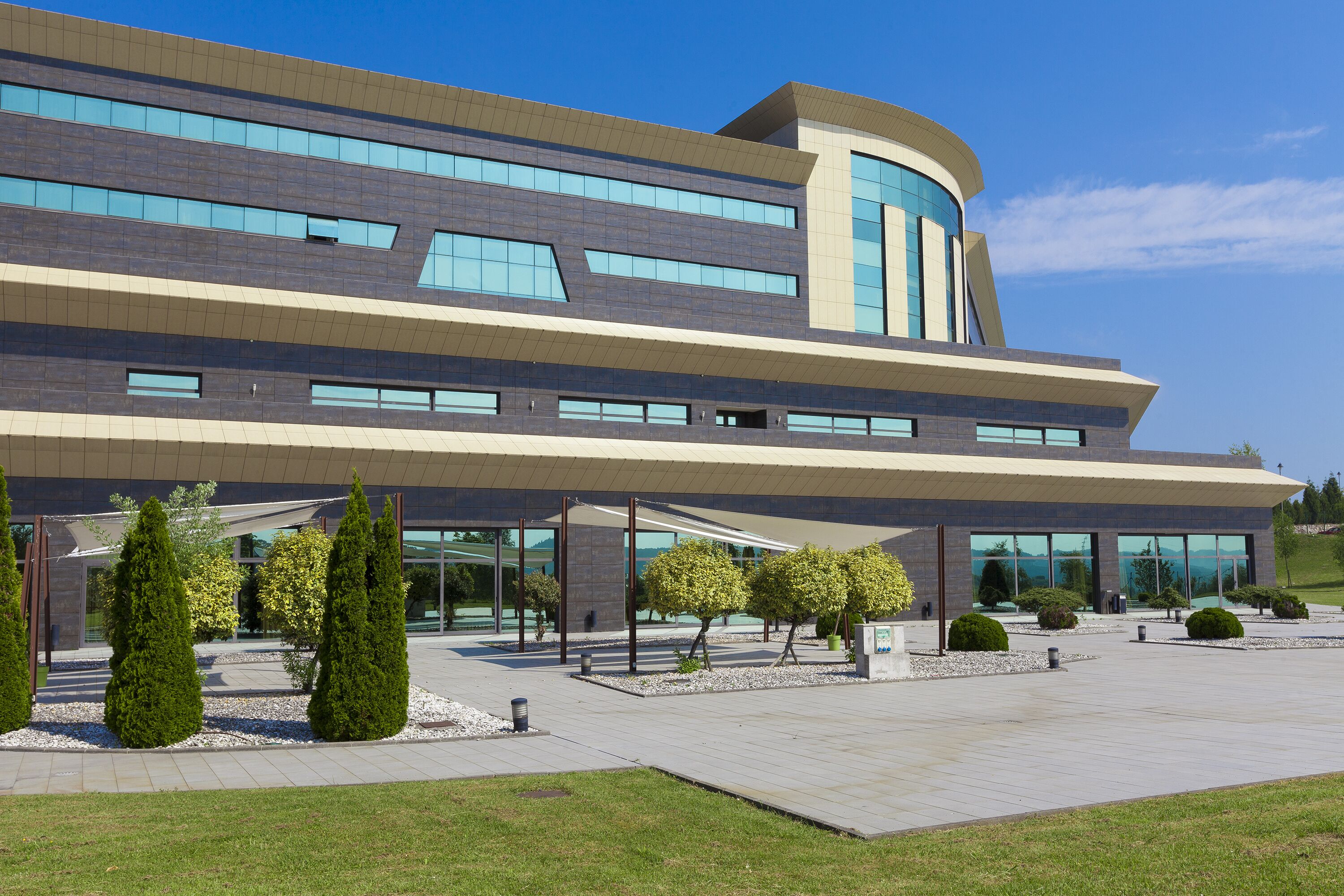 Voorkant van accommodatie