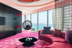 Wow Suite, Presidential Suite, 1 Bedroom | Minibar, in-room safe, desk, laptop workspace - W Doha (Doha)