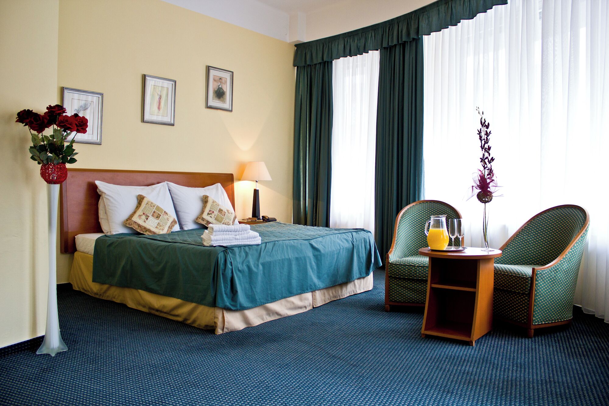 Minibar, in-room safe, desk, blackout curtains