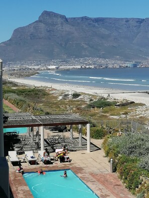 Uitzicht op strand/zee