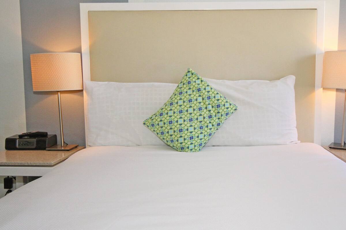 In-room safe, blackout drapes, iron/ironing board, cribs/infant beds