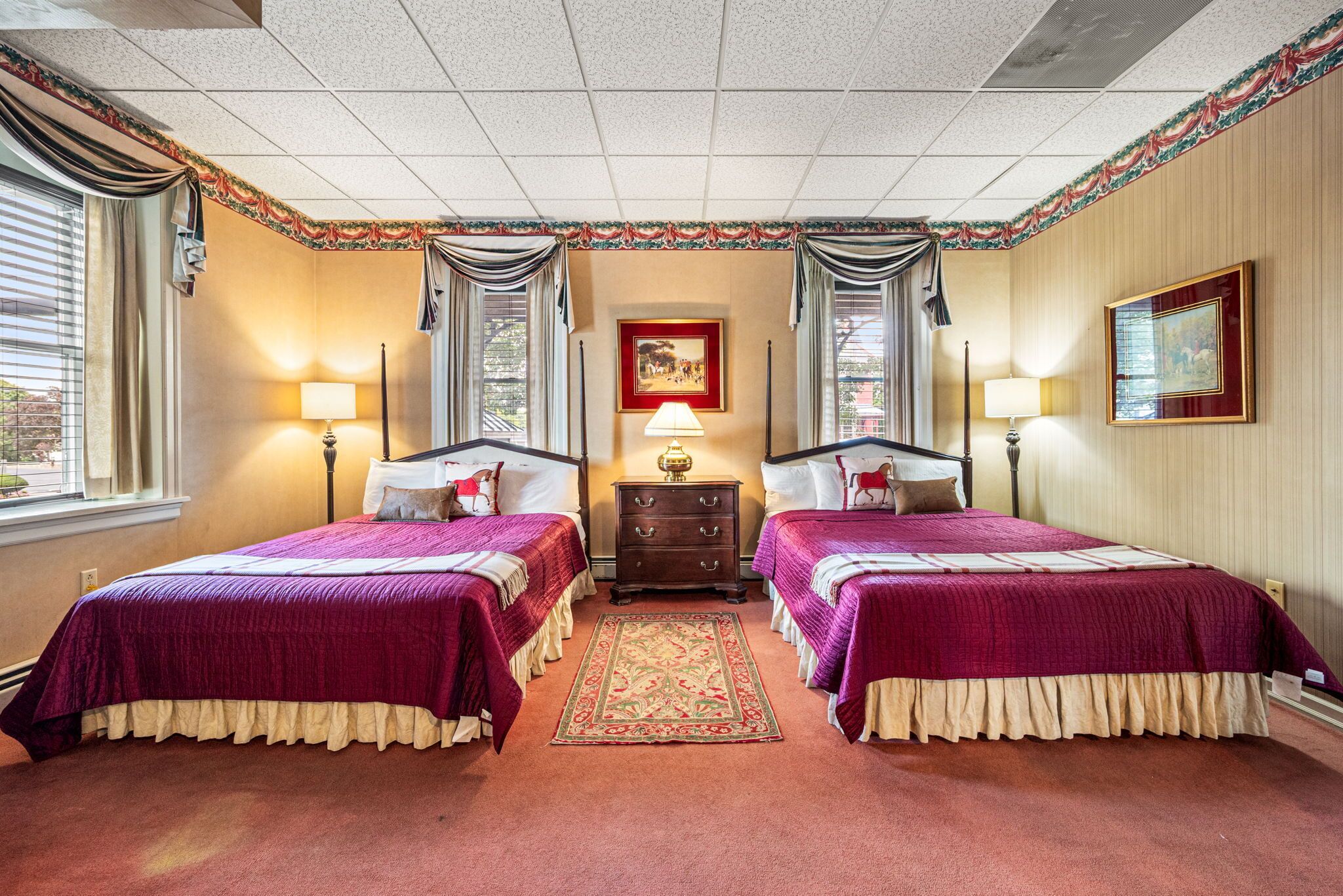 Deluxe Room, 2 Queen Beds | Premium bedding, blackout curtains, iron/ironing board (on request)