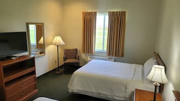 Standard Double Room, 2 Queen Beds | 1 bedroom, desk, laptop workspace, iron/ironing board
