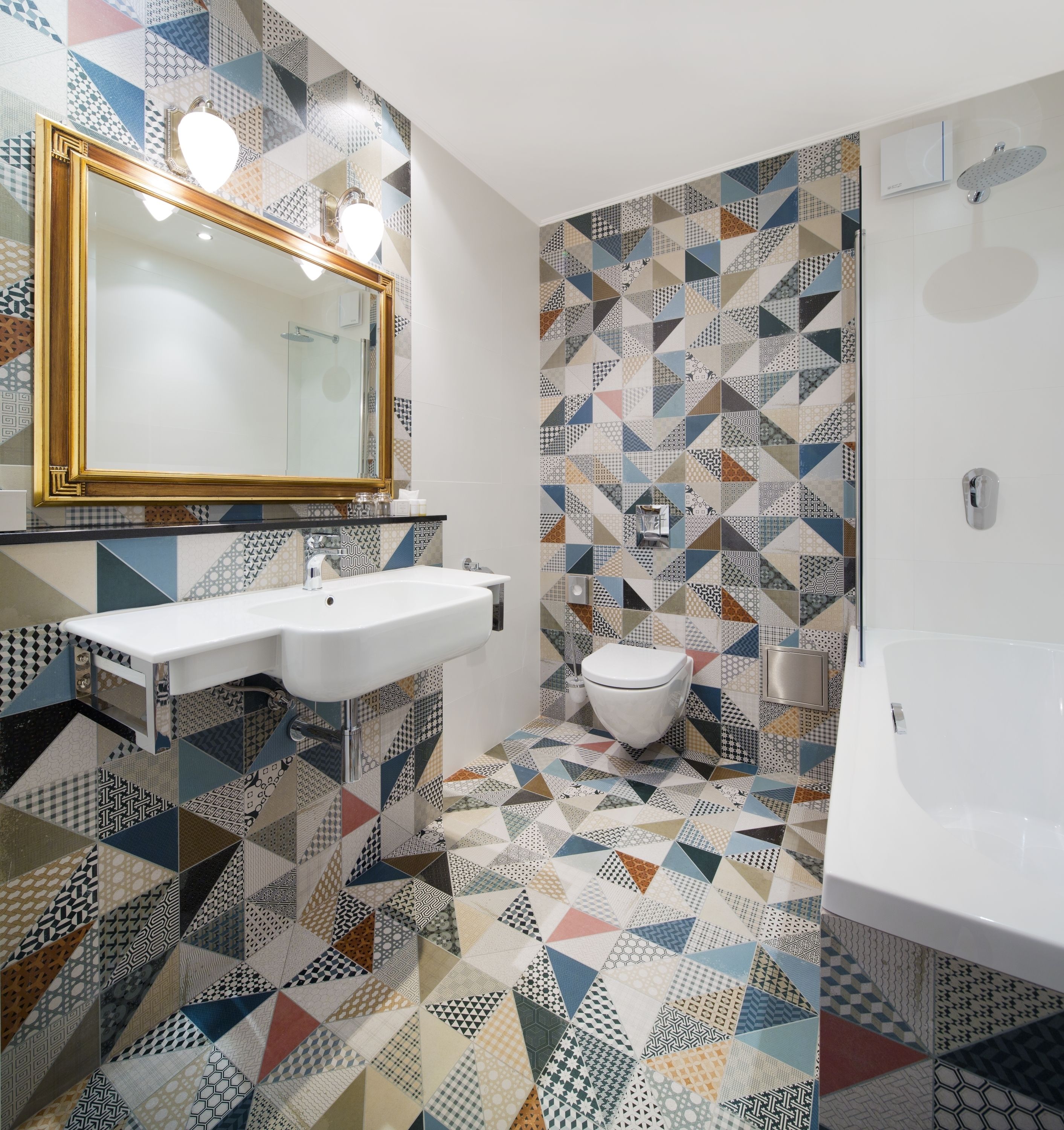 free toiletries, hair dryer, towels