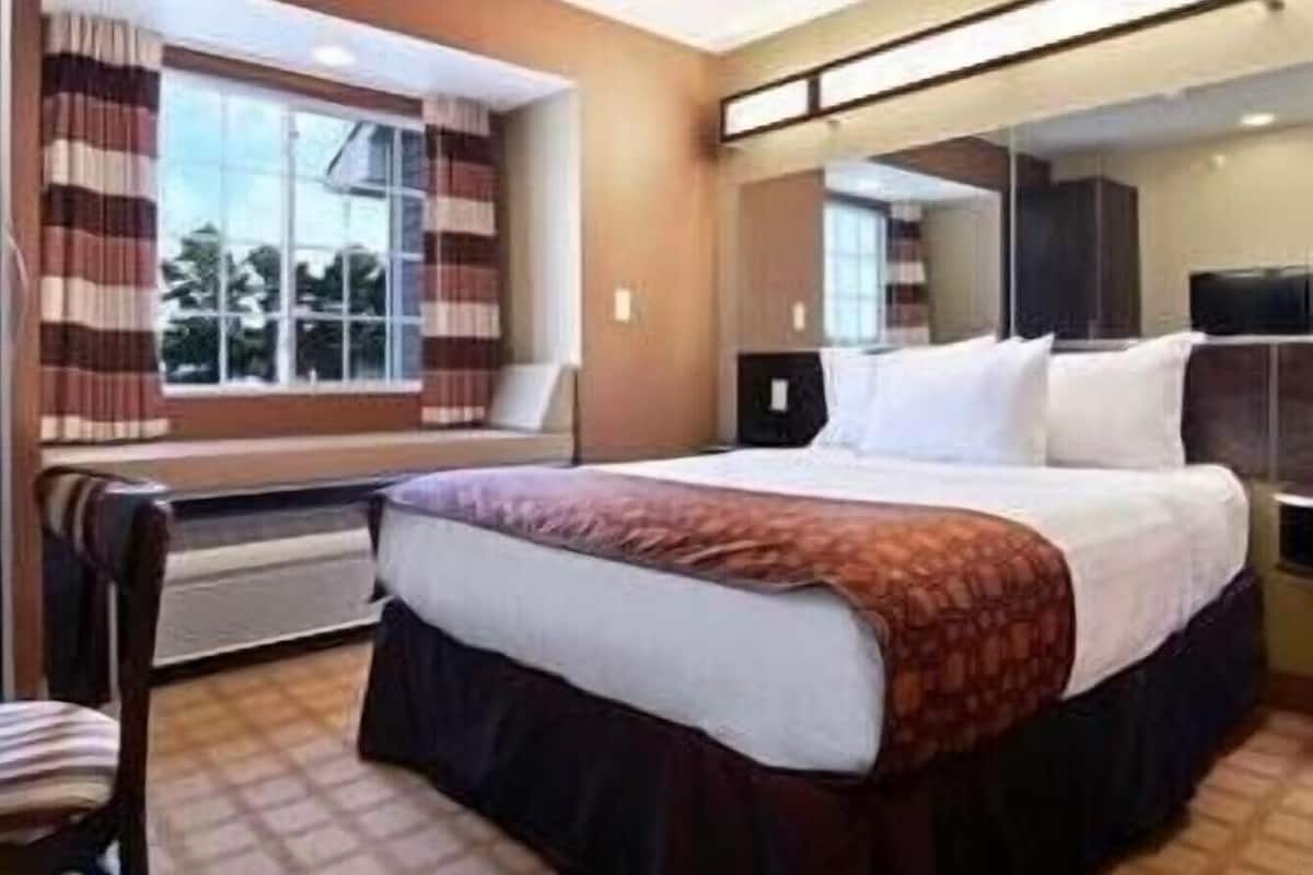 Premium bedding, down comforters, in-room safe, desk