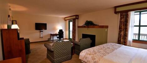 Premium bedding, pillow-top beds, desk, iron/ironing board