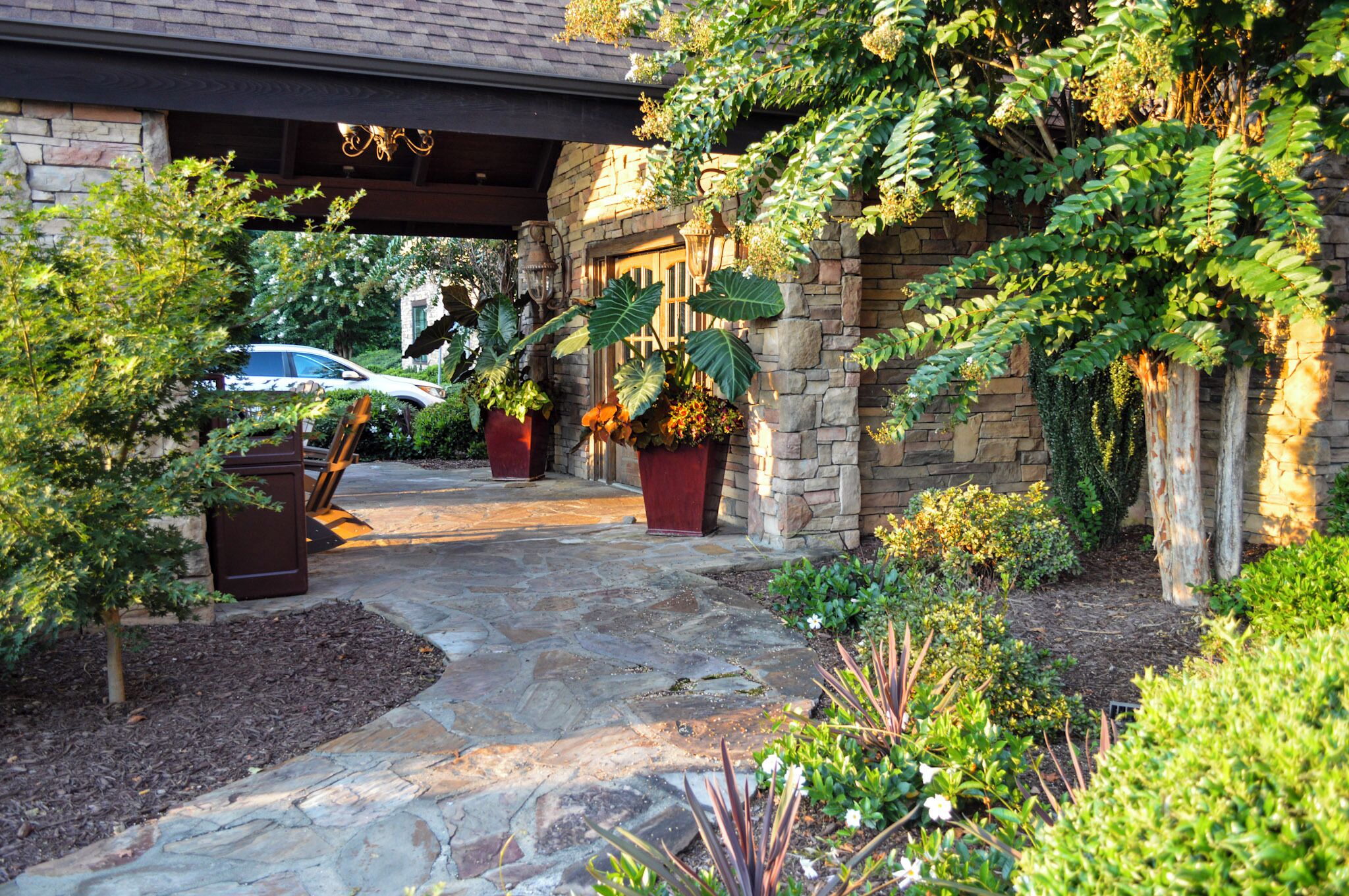 front of property – evening/night