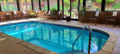 Indoor pool. The Lodge at Flat Rock