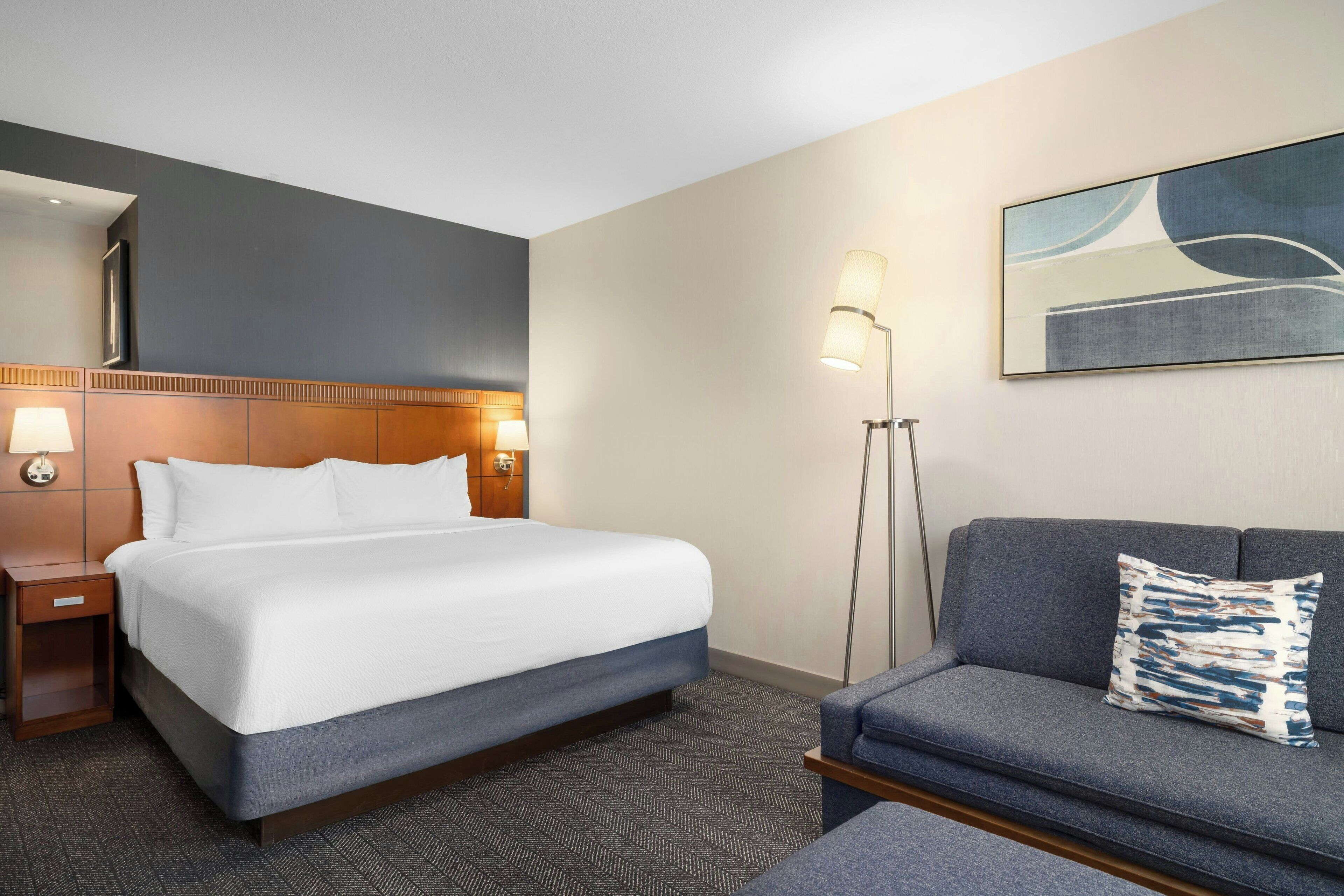 Room, 1 King Bed with Sofa bed | Desk, iron/ironing board, free rollaway beds, free WiFi