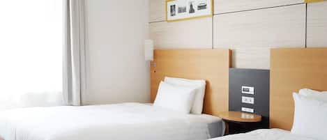 Habitación económica con 2 camas individuales, 2 camas individuales, para no fumadores