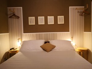 Double Room, City View | Hypo-allergenic bedding, down comforters, desk, blackout drapes