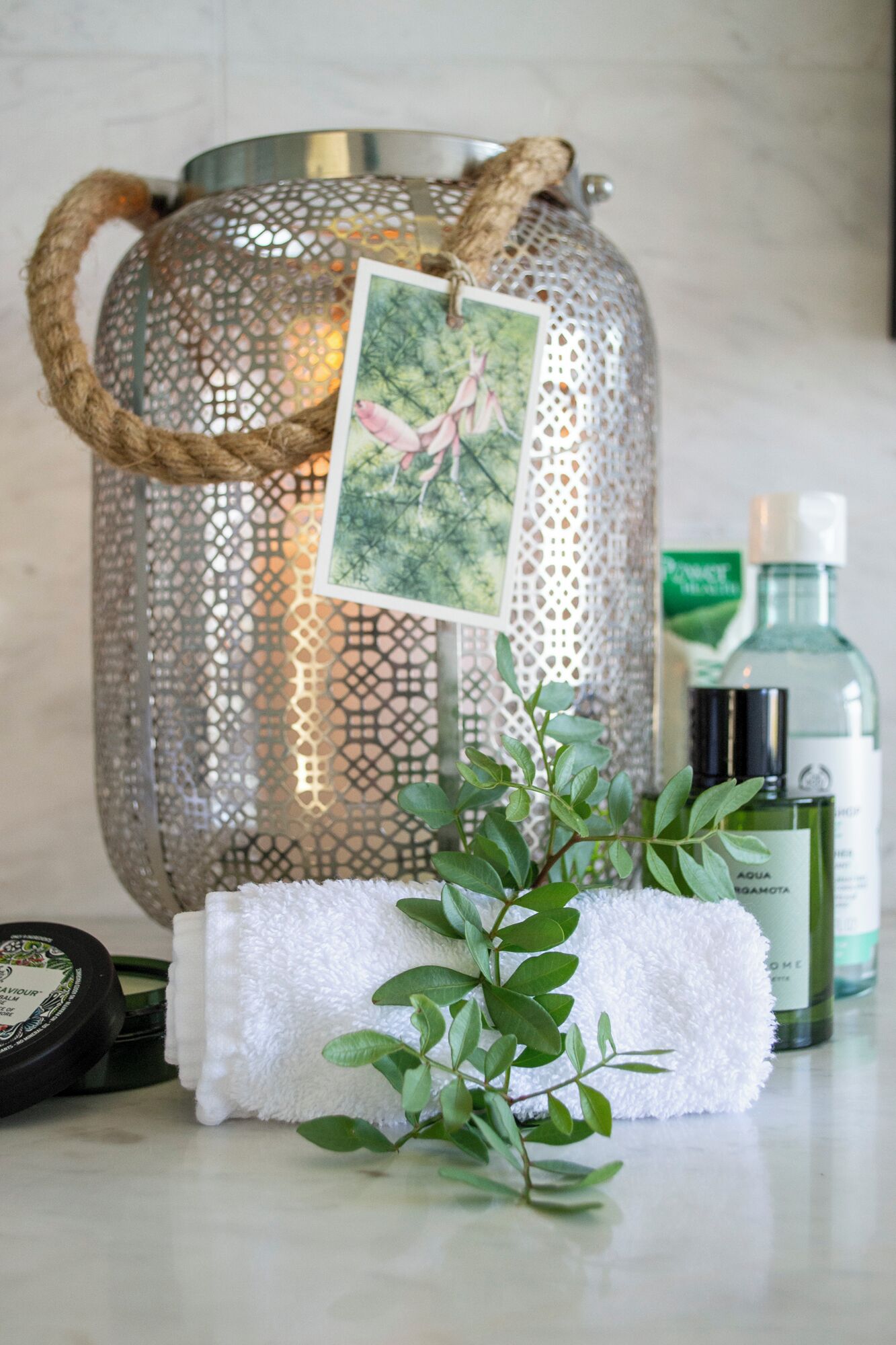 luxury heated pool suite | bathroom | designer toiletries, hair dryer, towels, soap