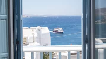 Habitación estándar, vista al mar | Vista del balcón