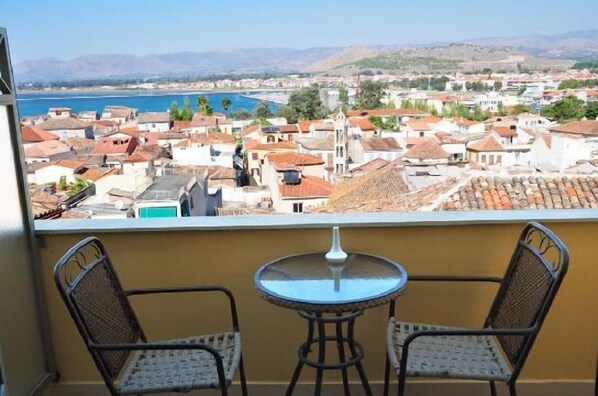 Blick von der Unterkunft