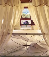 Thalassa Suite with Spa Tub & Sea View | Premium bedding, minibar, in-room safe, blackout drapes