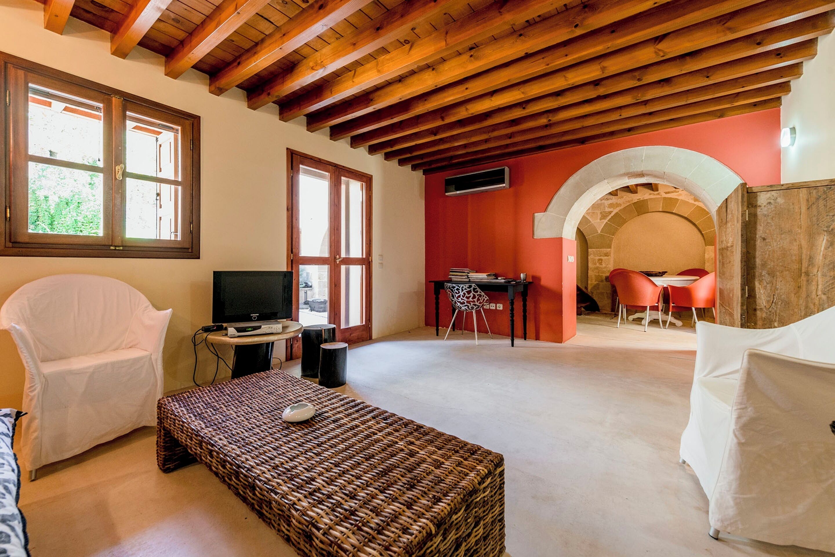 TV de tela plana 27 polegadas com canais via satélite, TV