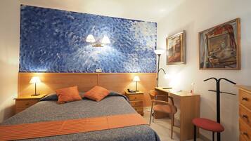 Iron/ironing board (on request), WiFi (free), bed sheets