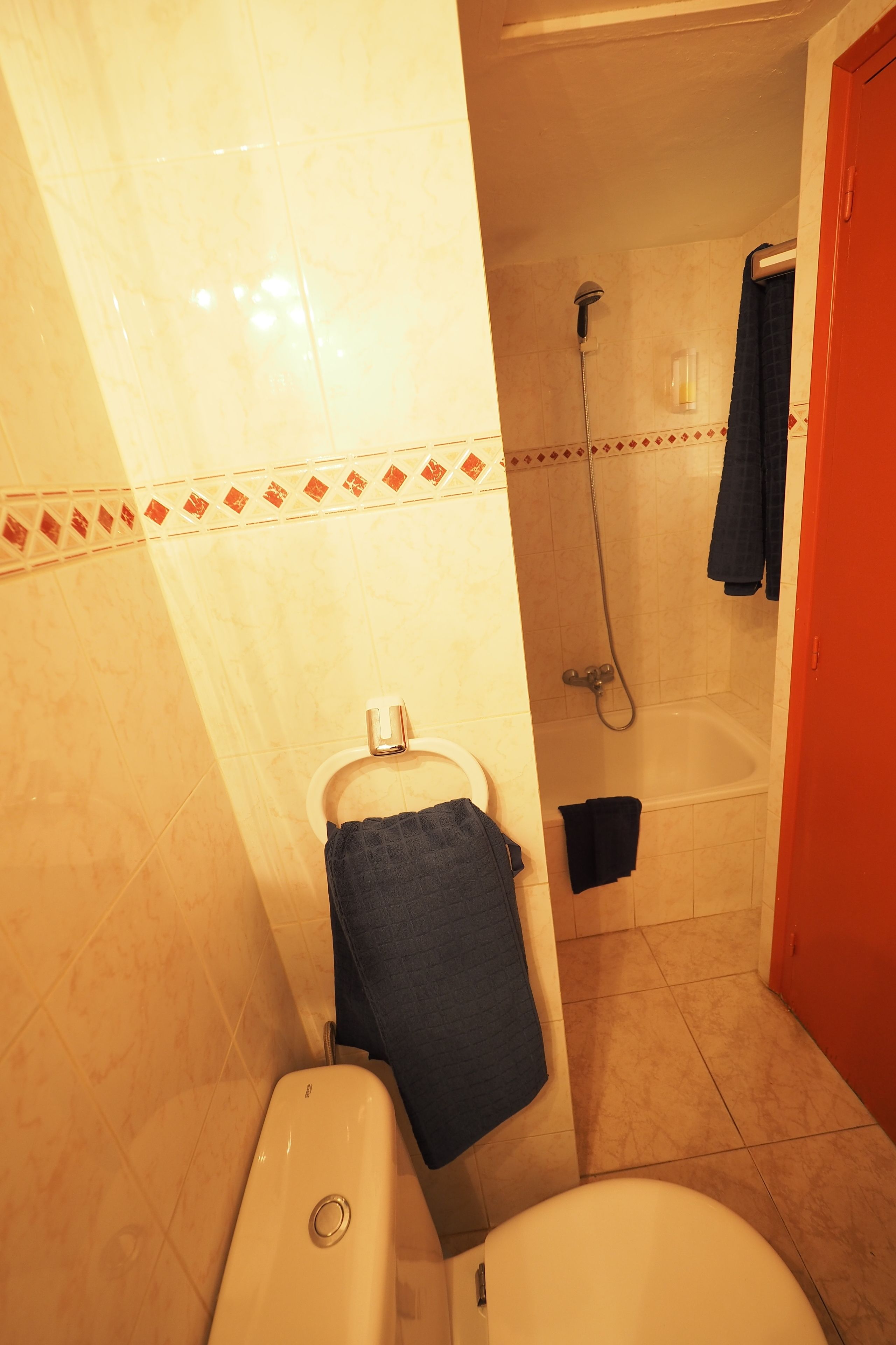 triple room, balcony | bathroom | hair dryer, towels