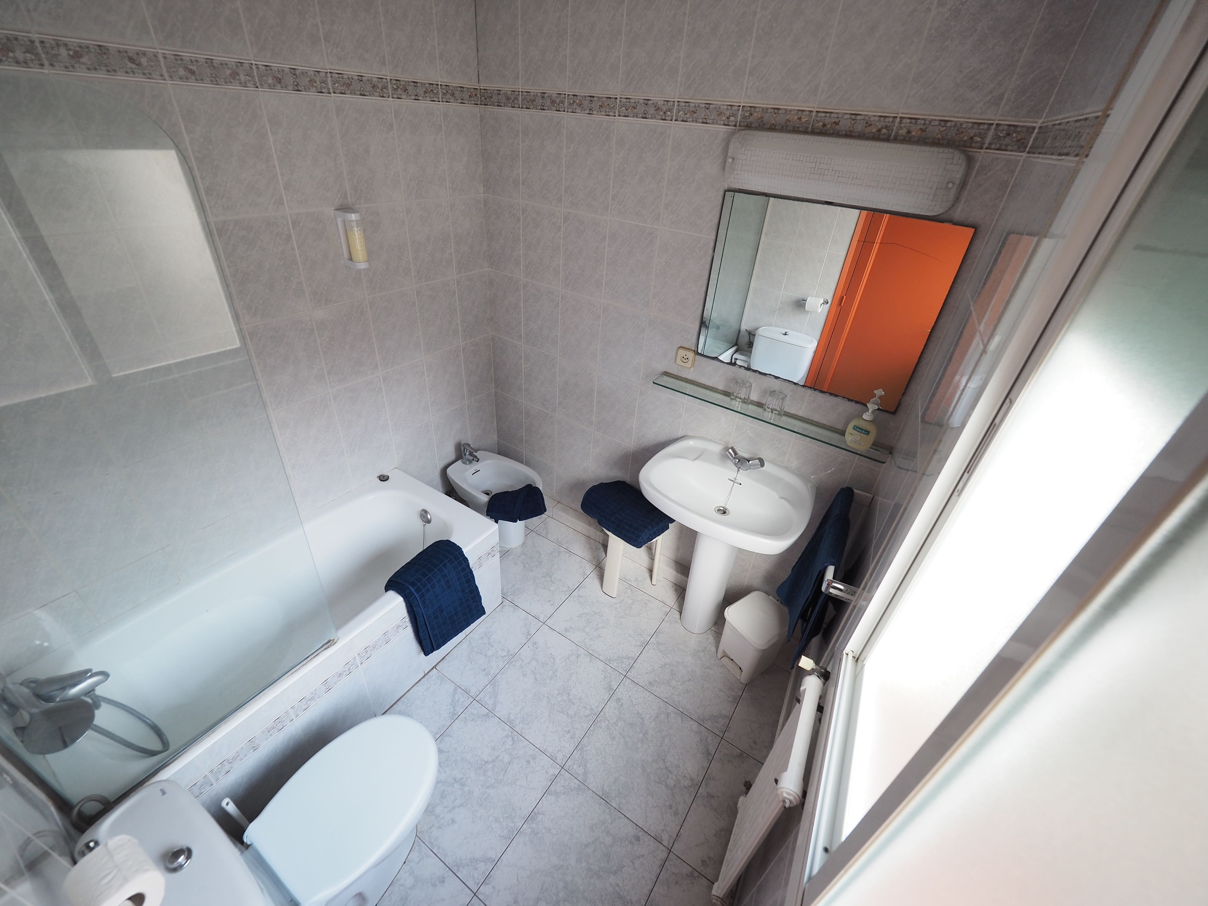 double room (street view) | bathroom | hair dryer, towels