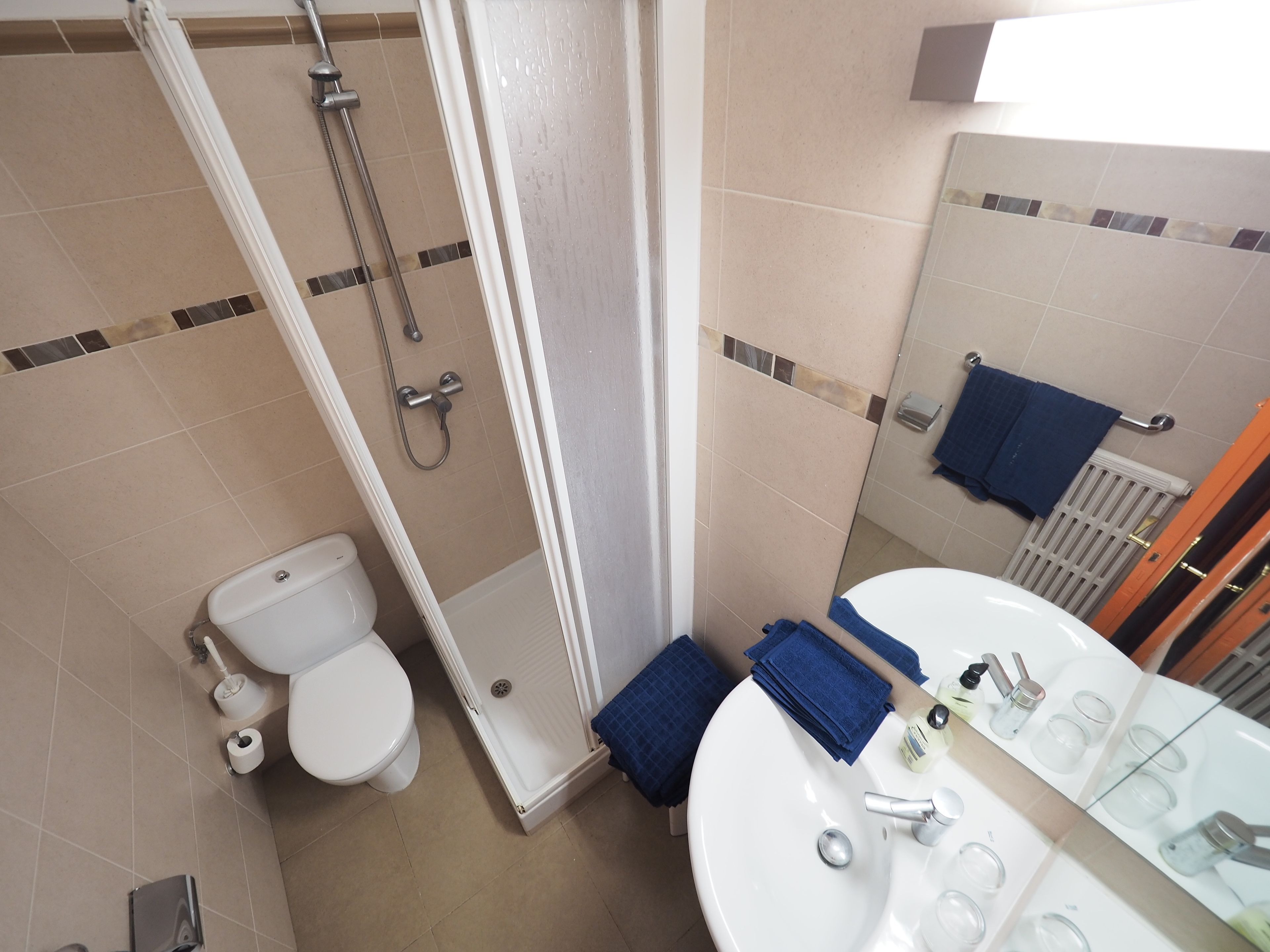 double room (interior view) | bathroom | hair dryer, towels