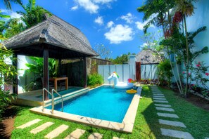 Familievilla - privat pool | Terrasse/gårdhave