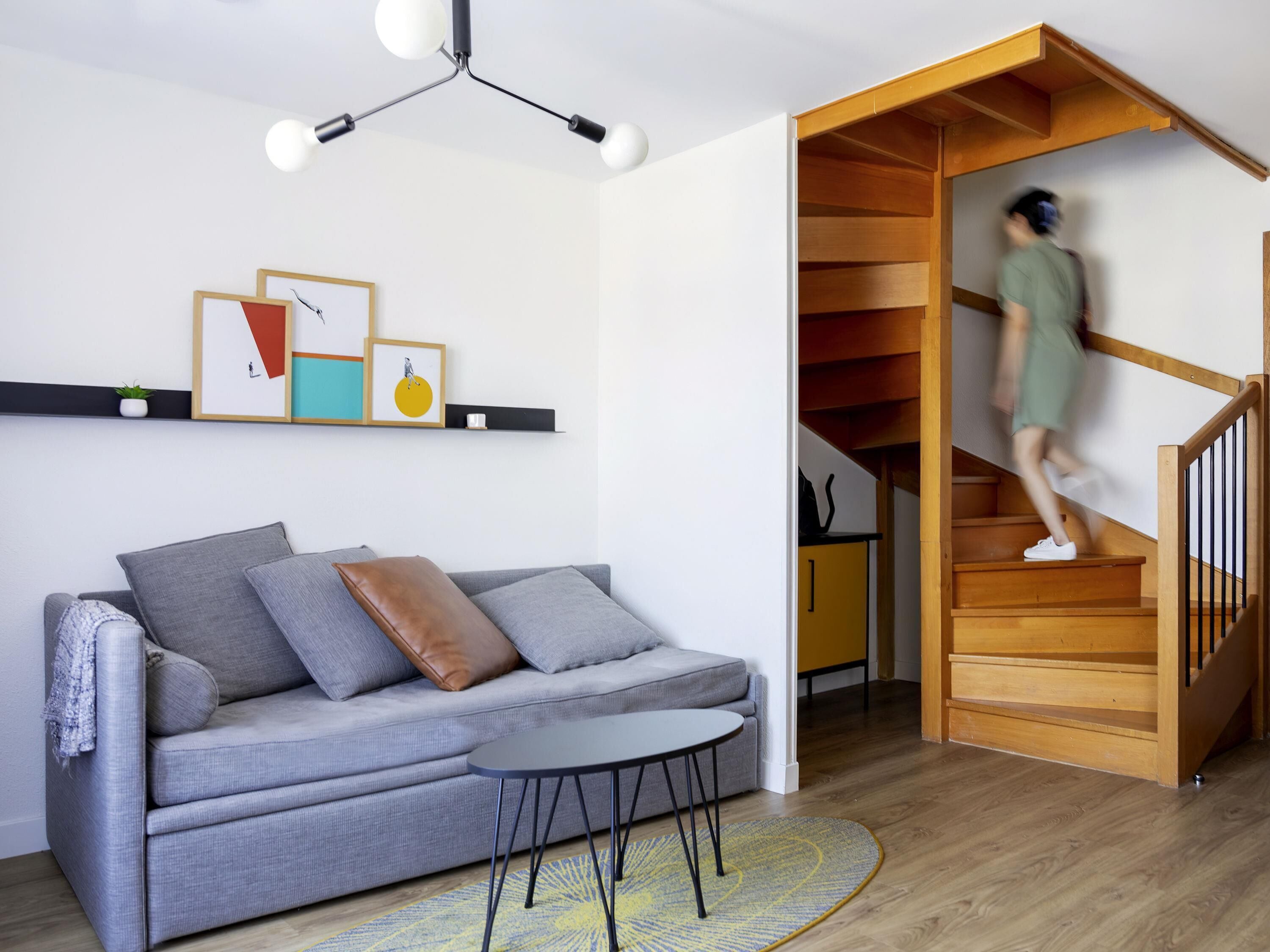 Apartment for 6 People, with Balcony, 2 Bedrooms | In-room safe, desk, laptop workspace, blackout drapes