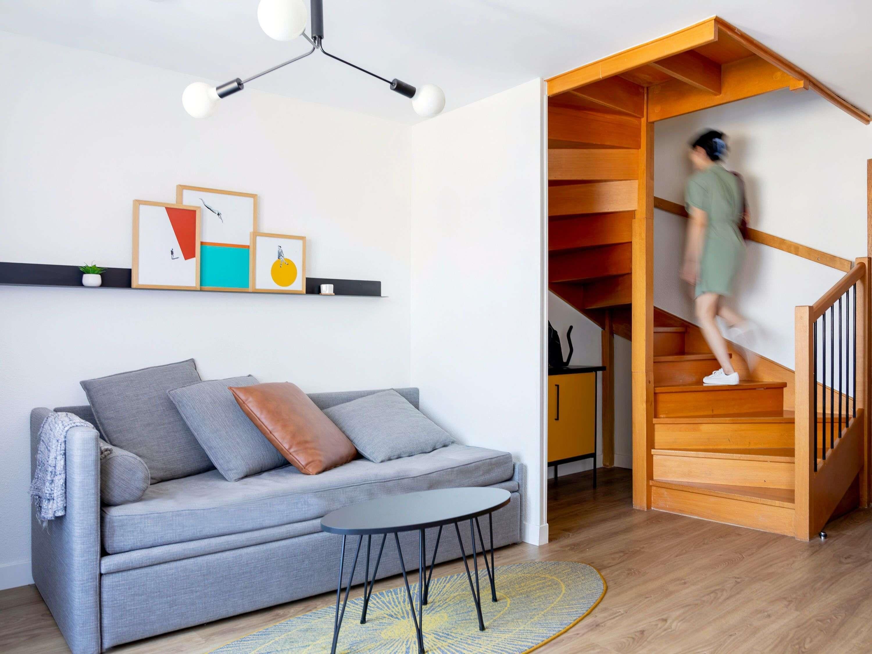 APARTMENT FOR 6 PEOPLE, WITH BALCONY, 2 BEDROOMS | Coffres-forts dans les chambres, bureau