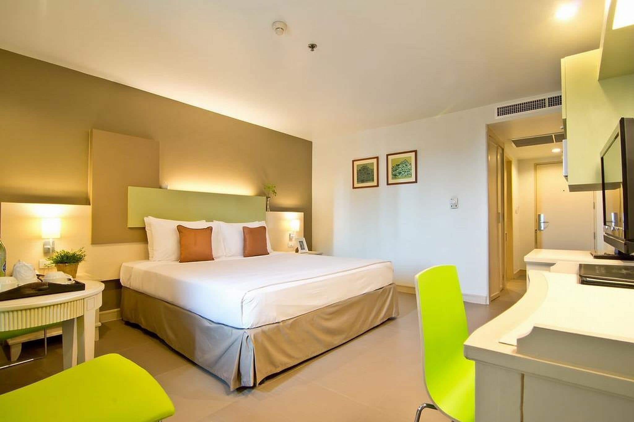 Pillow-top beds, minibar, in-room safe, individually decorated