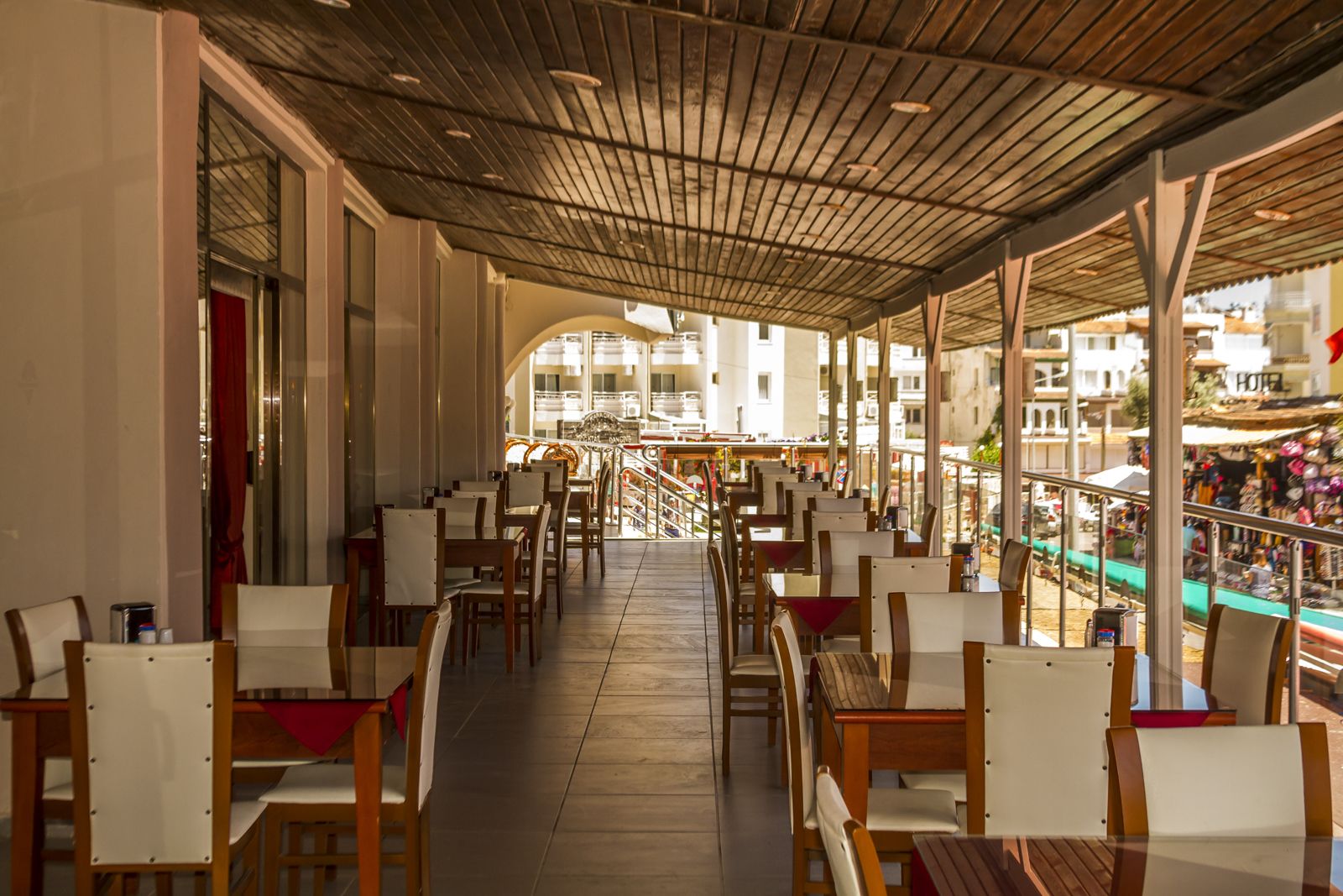 Breakfast, lunch, dinner served; al fresco dining 