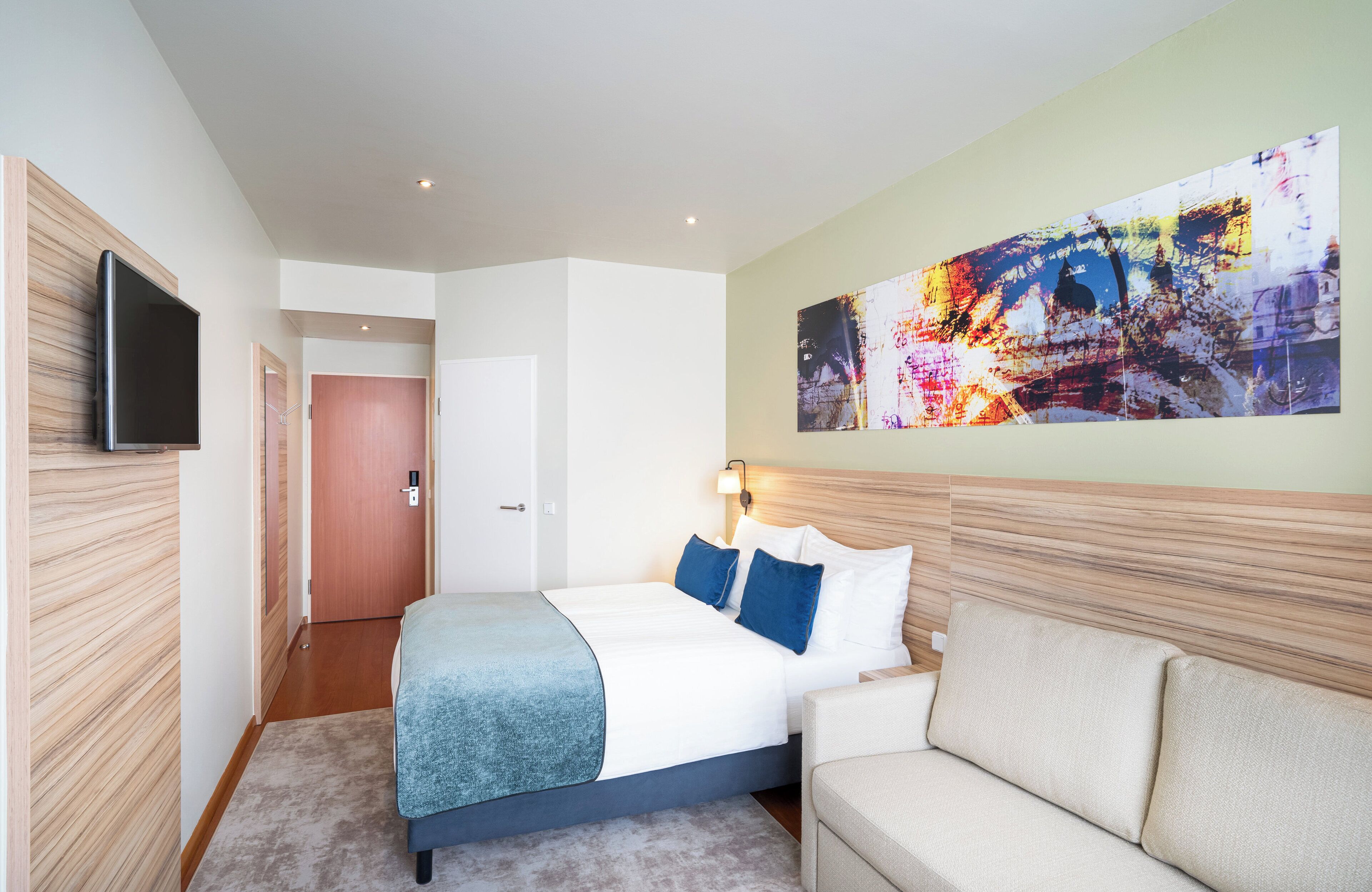 in-room safe, desk, blackout curtains, soundproofing