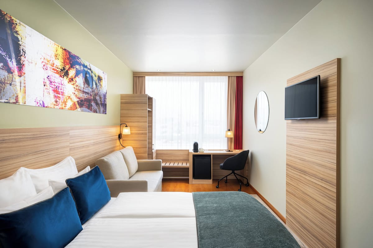 in-room safe, desk, blackout curtains, soundproofing