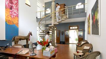 Interior entrance