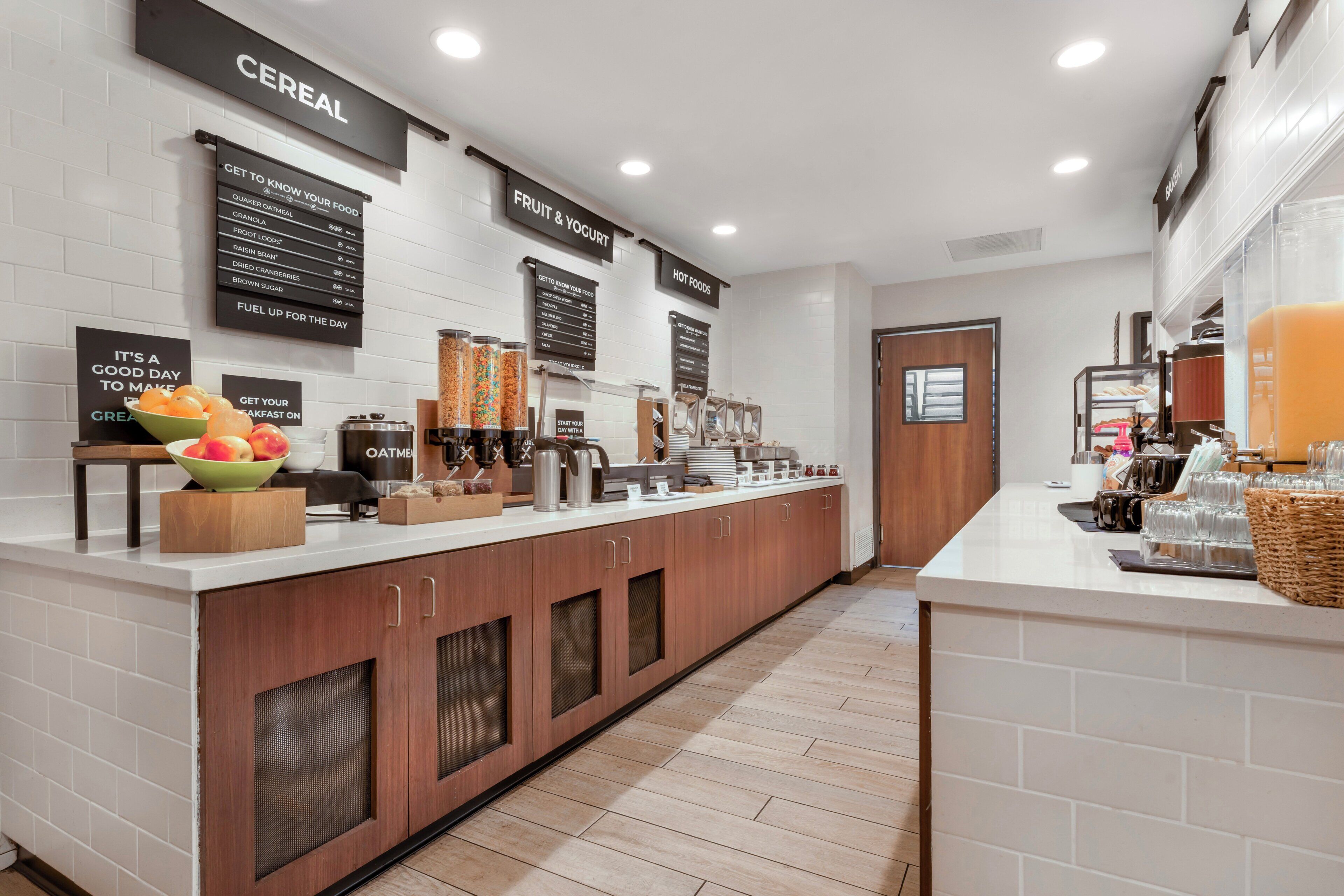 Daily cooked-to-order breakfast for a fee