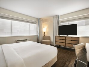 Room, 1 King Bed, Accessible, Corner (Roll-In Shower) | View from room