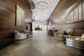 Sala de estar en el lobby