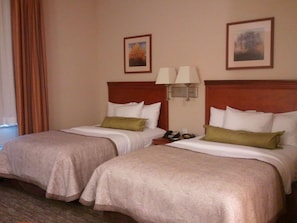 Pillow-top beds, in-room safe, desk, iron/ironing board
